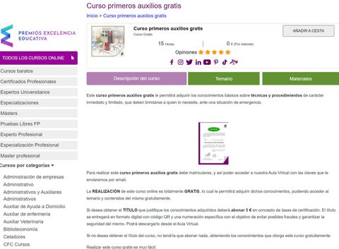 curso primeros auxilios online