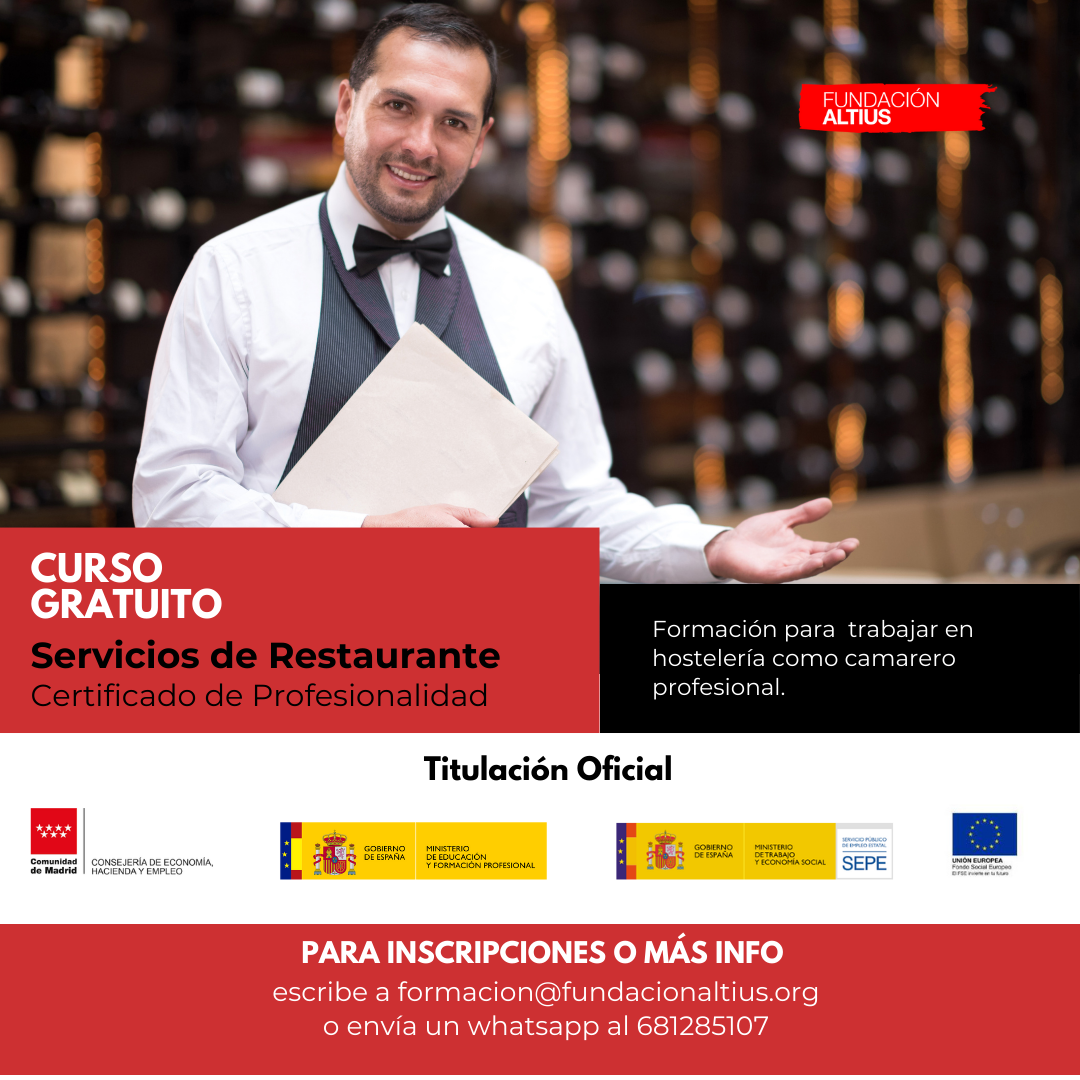 cursos de hostelería online gratuitos con certificado