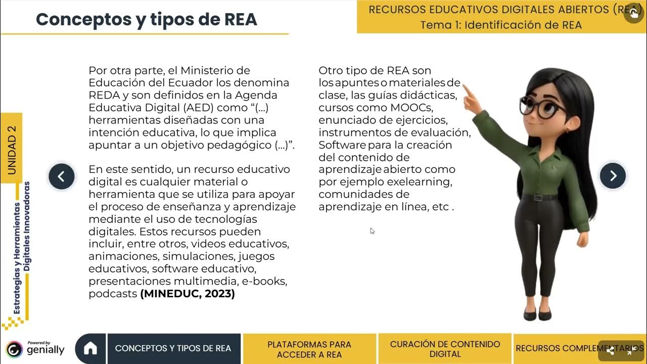 ejemplos de recursos educativos digitales abiertos