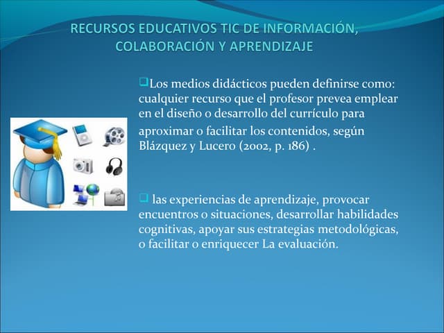 recursos educativos tic de información colaboración y aprendizaje